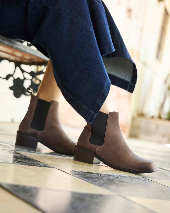 Botín Chelsea Chocolate