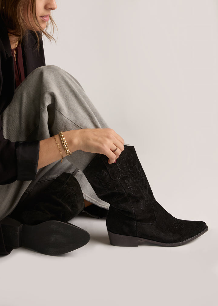 Bota Western Negro