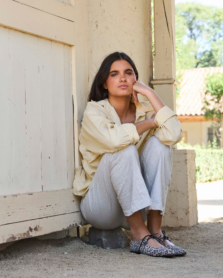 Ballerina Fleur de cuero para mujer, hecha a mano en Chile | SENA